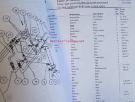 Wille 655c varaosaluettelo, reservdelskatalog, spare parts list, valmistenumerosta 119001 eteenpäin, tillverkningsnummer, production number