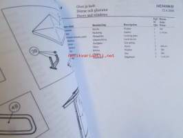 Wille 655c varaosaluettelo, reservdelskatalog, spare parts list, valmistenumerosta 119001 eteenpäin, tillverkningsnummer, production number