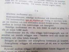 Avstånds-förteckning över de förnämsta landsvägarna i Finland -sisältää karttaliitteen sekä luettelon Rekord (Nobel) bensiiniä myyvistä toimipaikoista