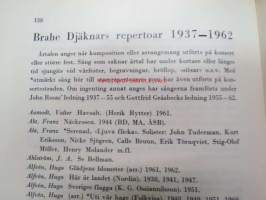 Studentkören Brahe Djäknar 1937-1962 -kuorohistoriikki