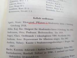 Studentkören Brahe Djäknar 1937-1962 -kuorohistoriikki
