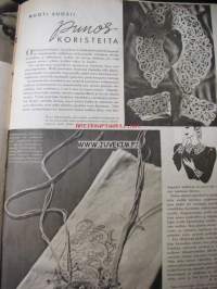 Kotiliesi 1941 nr 3 Kansikuvitus Martta Wendelin, Sankarivainajan leskien ja orpojen osa, Gerda Ryti, Hedelmäpuut suojattava jäniksiltä, ym.