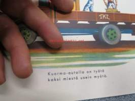 Auto - Kuva-Kirja Oy:n 1950-luvun todella nostalginen autoaiheinen kirja eri malleineen ja loruineen