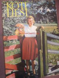 Kotiliesi 1961 nr 15 elokuu. Aiheina mm. Liejupohjan laiturin teko. Heteka. Meeri Rinne, Karjalohjan puhelinkeskuksen hoitaja,  vuonna -65. Pikkukuva ja lyhyt