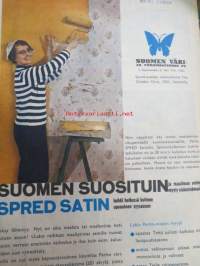 Kotiliesi 1961 nr 15 elokuu. Aiheina mm. Liejupohjan laiturin teko. Heteka. Meeri Rinne, Karjalohjan puhelinkeskuksen hoitaja,  vuonna -65. Pikkukuva ja lyhyt