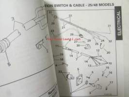 Johnson-Evinrude huolto 1993 Accessories Parts catalog, katso tarkemmat merkinnät kuvasta.