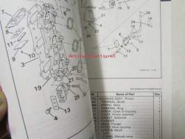 Johnson-Evinrude huolto 1993, 60, 70 Models, final edition Parts catalog, katso tarkemmat malli merkinnät kuvasta.