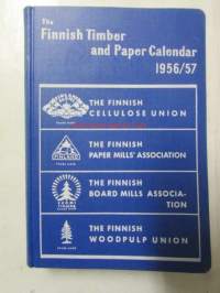 Finnish Timber and Paper Calendar 1956-57 -kalenteri / vuosikirja