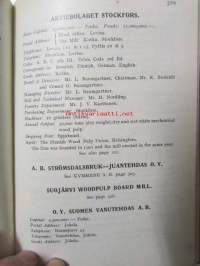 Finnish Timber and Paper Calendar 1930 -kalenteri / vuosikirja