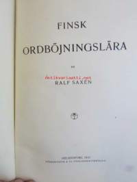 Finsk Ordböjningslärä