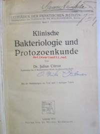 Klinische Bakteriologie und Protozoenkunde