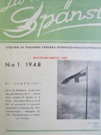 Liv och Spänst - Utgiven Finlads Svenska kvinnogymgymnastikförbund v. 1948-49