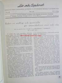 Liv och Spänst - Utgiven Finlads Svenska kvinnogymgymnastikförbund v. 1948-49