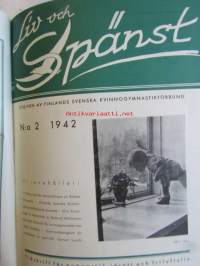Liv och Spänst - Utgiven Finlads Svenska kvinnogymgymnastikförbund v. 1942-43