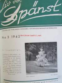Liv och Spänst - Utgiven Finlads Svenska kvinnogymgymnastikförbund v. 1942-43