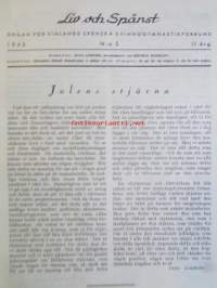 Liv och Spänst - Utgiven Finlads Svenska kvinnogymgymnastikförbund v. 1942-43