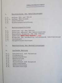 Schönling Betriebsanleitung Selpstaufnehmendes Kehrfahrzeug Typenreihe TSZ/TAZ u. Wechsel -käyttöohjekirja -katso tarkennetut mallimerkinnät kuvasta.