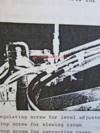 Schönling Betriebsanleitung Operating instructions for Sweeping vehicle Schönling system Type &quot;TSZ&quot; -käyttöohjekirja -katso tarkennetut mallimerkinnät kuvasta.