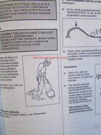 Husqvarna 346XP/351 moottorisaha -käyttöohje, katso kuvasta mallinumerot tarkemmin
