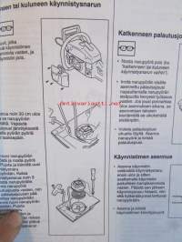 Husqvarna 346XP/351 moottorisaha -käyttöohje, katso kuvasta mallinumerot tarkemmin