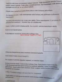 Rotabroach käyttö- ja huolto-ohjekirja Kiskopora malli RD 179 ME