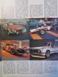 Vauhdin Maailma 1974 nr 4 -mm. Hot Rod, Skoda 120 S Rallye perinteitä perinteitä, Risto ja Ilkka Kivimäki, Hesketh Racingin hurja joukko, Lahden moottori- ja