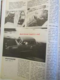 Vauhdin Maailma 1974 nr 4 -mm. Hot Rod, Skoda 120 S Rallye perinteitä perinteitä, Risto ja Ilkka Kivimäki, Hesketh Racingin hurja joukko, Lahden moottori- ja