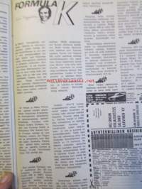 Vauhdin Maailma 1974 nr 4 -mm. Hot Rod, Skoda 120 S Rallye perinteitä perinteitä, Risto ja Ilkka Kivimäki, Hesketh Racingin hurja joukko, Lahden moottori- ja
