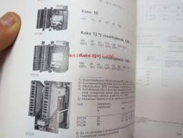 Siemens pienjännitekytkinlaitteet - Vahvavirtatarvikkeet, yleisluettelo, osa 8 elokuu 1969