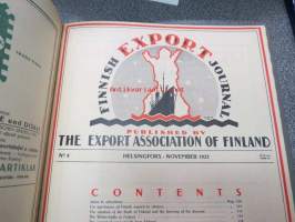 Finnish Export Journal 1921 nr 1 (vuoden ainut ilmestynyt kappale, 1922 nrot 1-4, kaikki ilmestyneet)