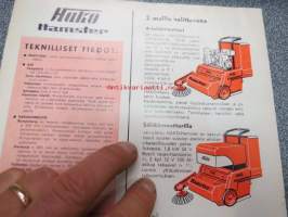 Hako Hamster itsekulkeva lakaisuimuri -myyntiesite