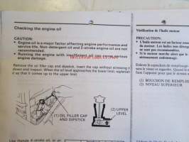 Honda Power Carrier HP400, Owner&#039;s manual - Käyttöohjeet (kopioitu A4)