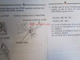 Honda Power Carrier HP400, Owner&#039;s manual - Käyttöohjeet (kopioitu A4)