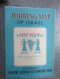 Touring map of Israel -turistikartta