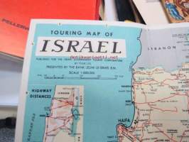 Touring map of Israel -turistikartta