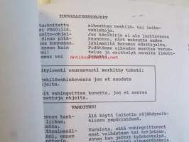 FB60 instruktionsbok -käyttöohjekirja