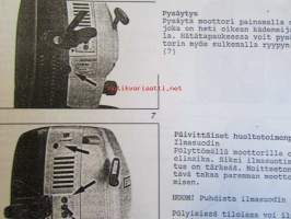 FB60 instruktionsbok -käyttöohjekirja