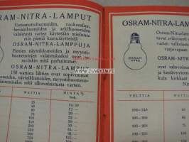 Osram ilmatyhjälamput -myyntiesite