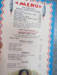 Steak House in Ghost Town - Knott´s Berry Farm, Buena Park - California -matkailuesite 1950-luvulta