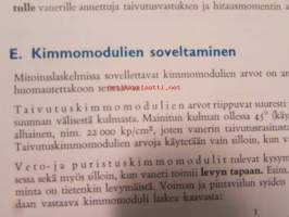 Suomalainen koivuvaneri 1963 -laatuluokitus ja ominaisuudet, tekniset tiedot