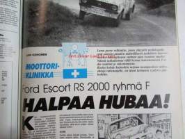 Vauhdin Maailma 1992 nr 4 -mm. VM maistelee Juha Kankusen Monte Lancia Martin Holmes pääsi maiskuttamaan, Formula 1 GP:t Kyalami ja Mexico, F1 Kuskien kypärät,