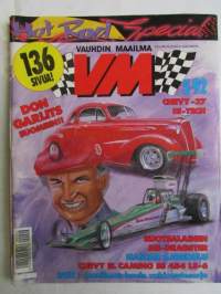 Vauhdin Maailma 1992 nr 5 -mm. DTM-Saksan A-ryhmä sikakovaa pellikolistelua, DTM-avaus Zolder, Formula 1 Brasilia -kuka pysäyttää Nigelin, Ralli-SM Safari,