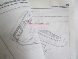 Mazda 929 Workshop Manual -korjaamokäsikirja, englanninkileinen