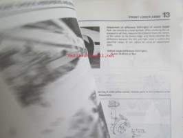 Mazda 929 Workshop Manual -korjaamokäsikirja, englanninkileinen