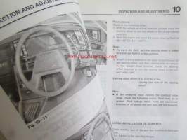 Mazda 929 Workshop Manual -korjaamokäsikirja, englanninkileinen