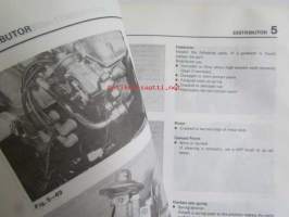 Mazda 929 Workshop Manual -korjaamokäsikirja, englanninkileinen