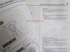 Mazda 929 Workshop Manual -korjaamokäsikirja, englanninkileinen