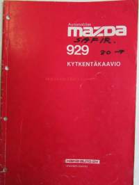 Mazda 929 Safir vm 1980--&gt; -kytkentäkaavio