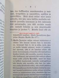 Wiinan kauhistus -liitteenä Suomalaisten raittiuuteen kutsumus ja suostumus, varustettu &quot;arvosteltavaksi&quot; leimalla.