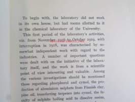 The Finnish Industries&#039; Central laboratory -A retrospect of the first decade